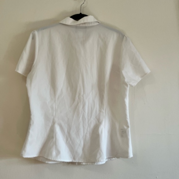Collectif Clothing White Blouse Size Large UK14 - Picture 3 of 3